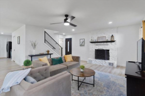 Modern family-friendly home with garage, yard